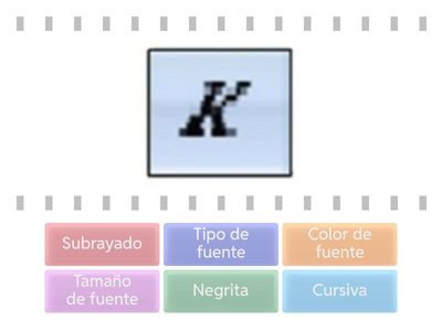 Herramientas del grupo fuente