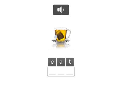 Long E -ea, -ee anagrams with audio