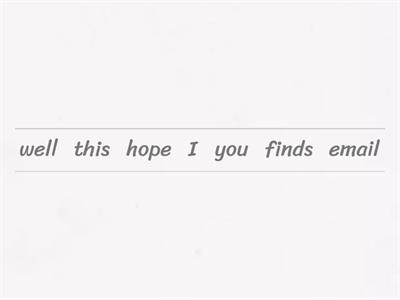 Formal Email Phrases