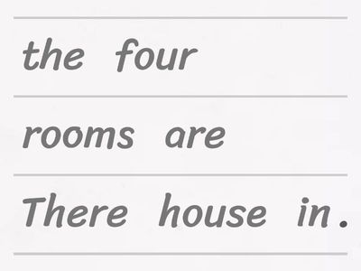 GTW A2  Word order There is There are