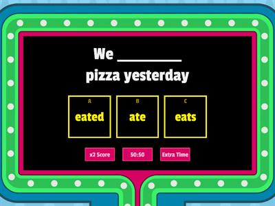 irregular verbs