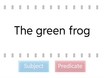  Subject & Predicate