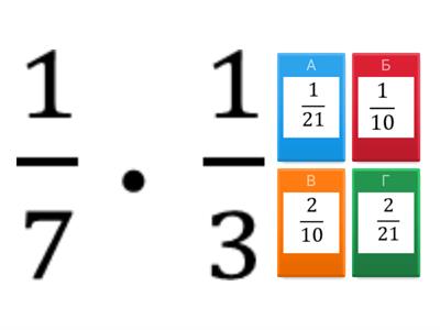  Множення звичайних дробів