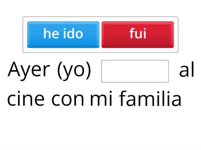  Pretérito Perfecto vs. Pretérito Indefinido