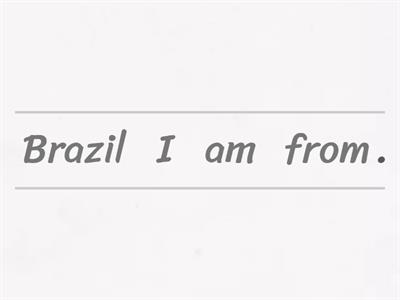 Affirmative, Negative and Interrogative - Unjumble
