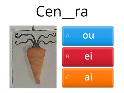 Qual é o ditongo?