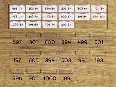 Sčítání a odčítání do 1000 (s přechodem přes 100)