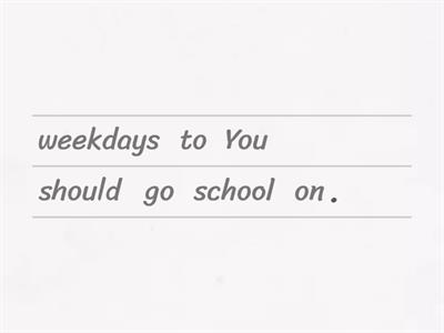 DE 2 Should Shouldn`t