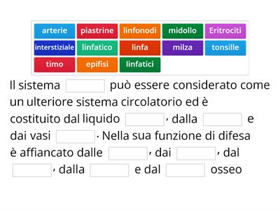 Sistema linfatico e meccanismi di difesa