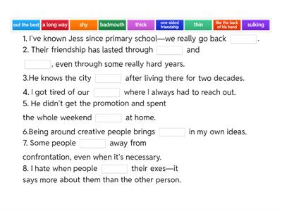  Adult friendships Practice 2 beavers