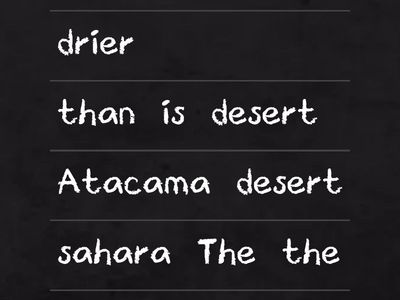 COMPARATIVES UNIT 2. IN NATURE