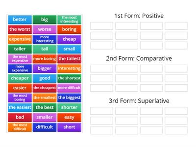 Comparison of Adjectives