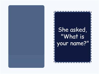 Reported Speech: Questions