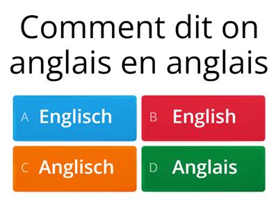 anglais