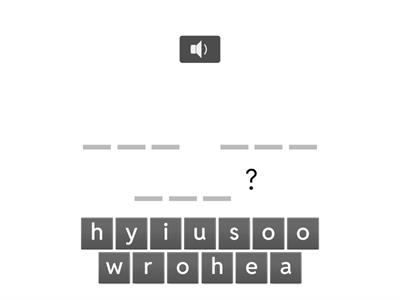 Do, Does / Am, is, are questions (1)