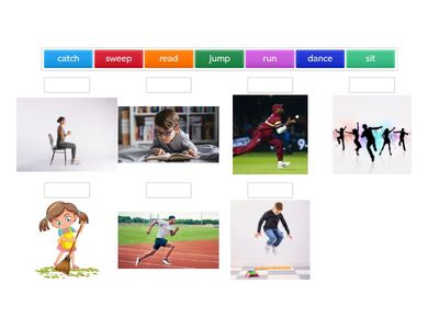 English action words