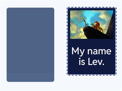 First meeting for young learners