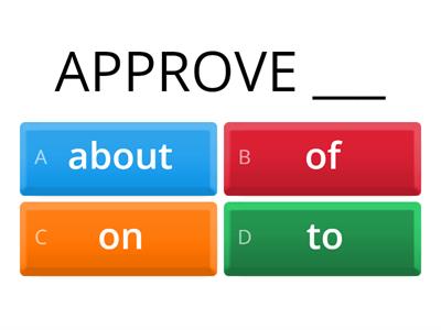 VERBS + PREPOSITIONS FCE 