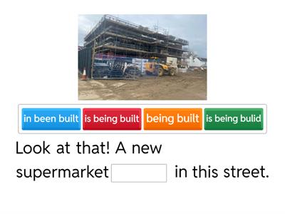 Present Continuous Passive