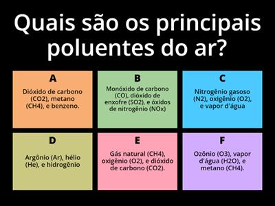 Poluição da Atmosfera