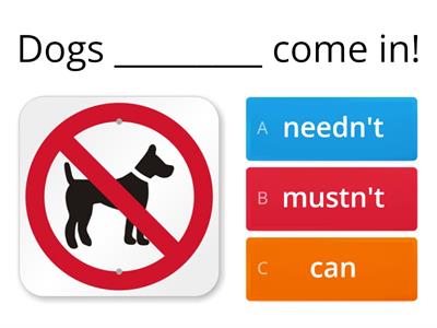 At school (modal verbs)