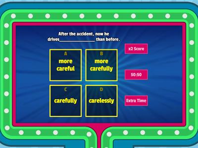 ADVERBS COMPARATIVE and SUPERLATIVE 