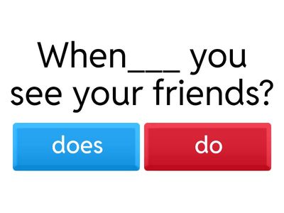 3C. Present simple questions