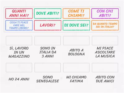 FACILI DOMANDE CONOSCENZA