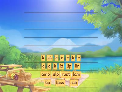 Initial /k/ Sound Word Builder 