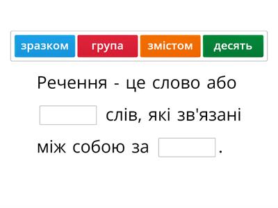 Повторення правил про речення. Українська мова.