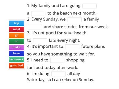 Navigate B1 Unit 1 Vocab practice