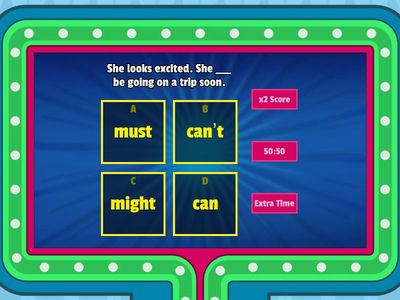 Focus 3. Unit 3. Review Speculation must / might / can’t / can