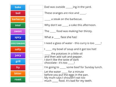 Topic Vocabulary Unit 6