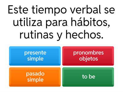 Presente Simple y Continuo 