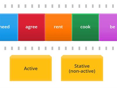 2.2 Active vs non-active verbs (grammar)