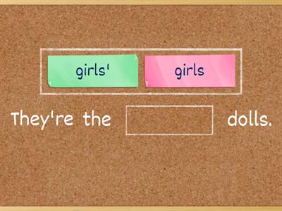 Possessive case / Round Up Starter