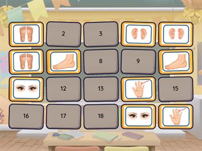  Body memory game 