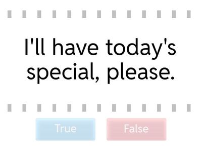 Future (will, going to, present continuous) - True/False
