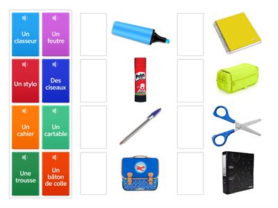 Les affaires scolaires - A1