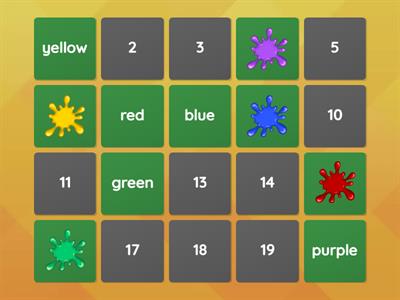 Colours Memory Game
