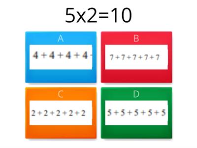 Miss Nancy Representing Multiplication with Repeated Addition