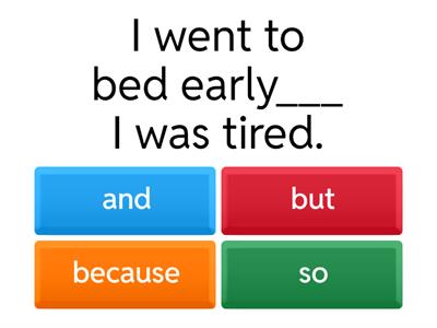 Connectors - AND, SO, BECAUSE, BUT