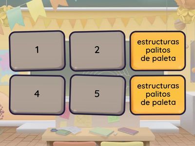 encontrar pareja de 3 tipos de estructuras