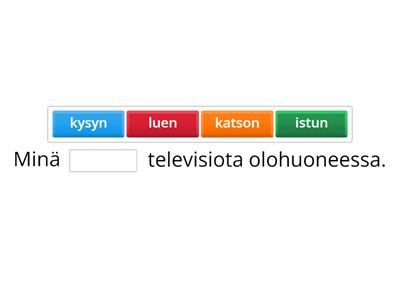 Aikuiset: Koti ja asuminen, verbit