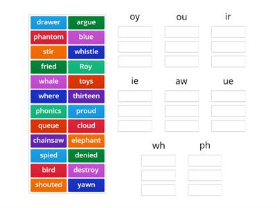 Phase 5 matching sounds-words