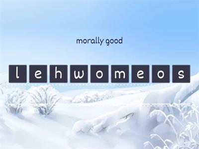 adjectives, unit 12-13