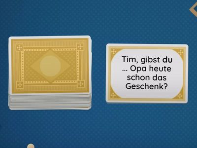 A2 - Possessivartikel (Dativ) (Karten)