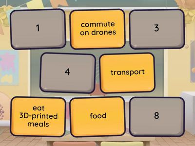 match the words with definitions.