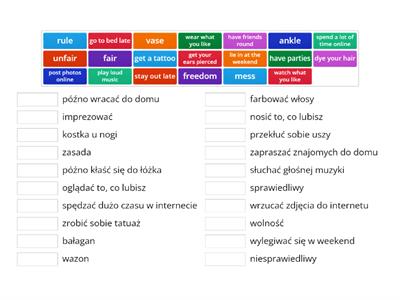 Link 7 - WORD LIST Unit 5 - VOCABULARY 5a