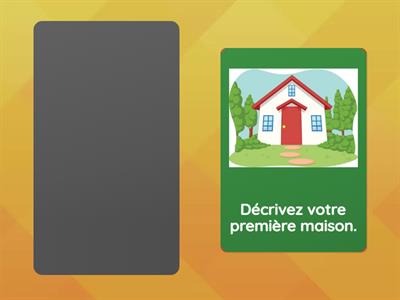 Description orale: Utilisez l'imparfait et répondez aux 14 questions (Caroline) - Version Michel